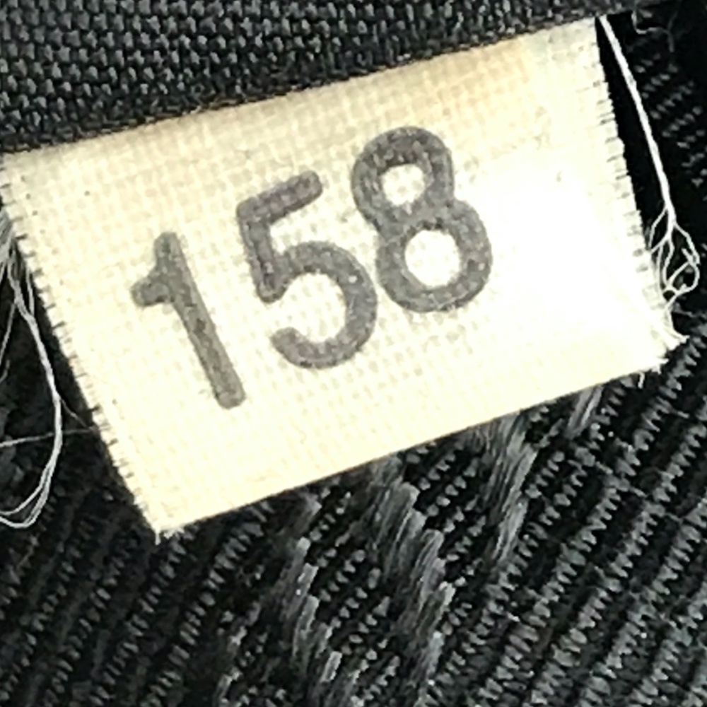 Rare Tessuto Tote Handbag Black Nylon ShoulderBag - Picture 13 of 13